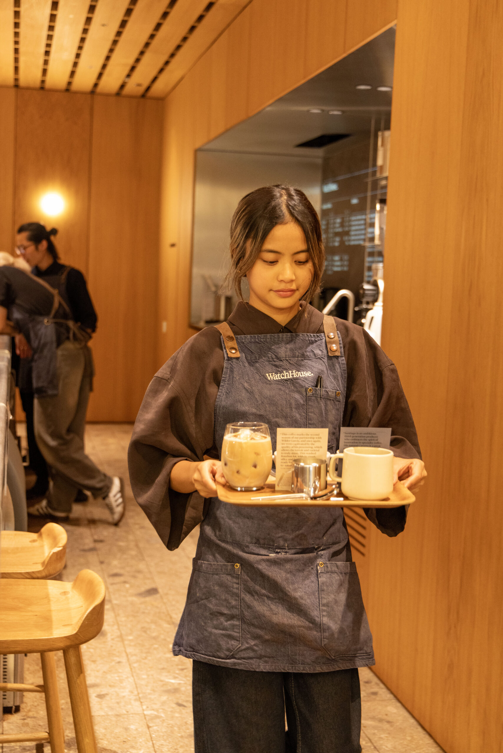Reusable milk kegs in a commercial café environment